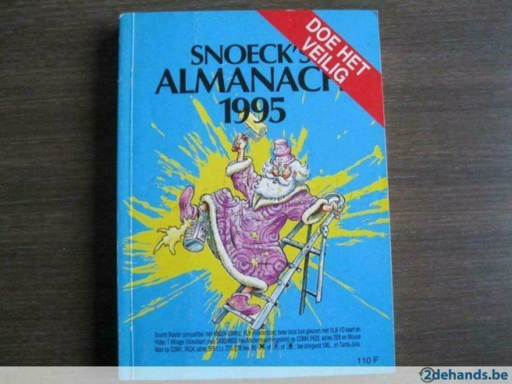 Snoeck's Almanach 1995, Ophalen of Verzenden, Zo goed als nieuw, Catalogus