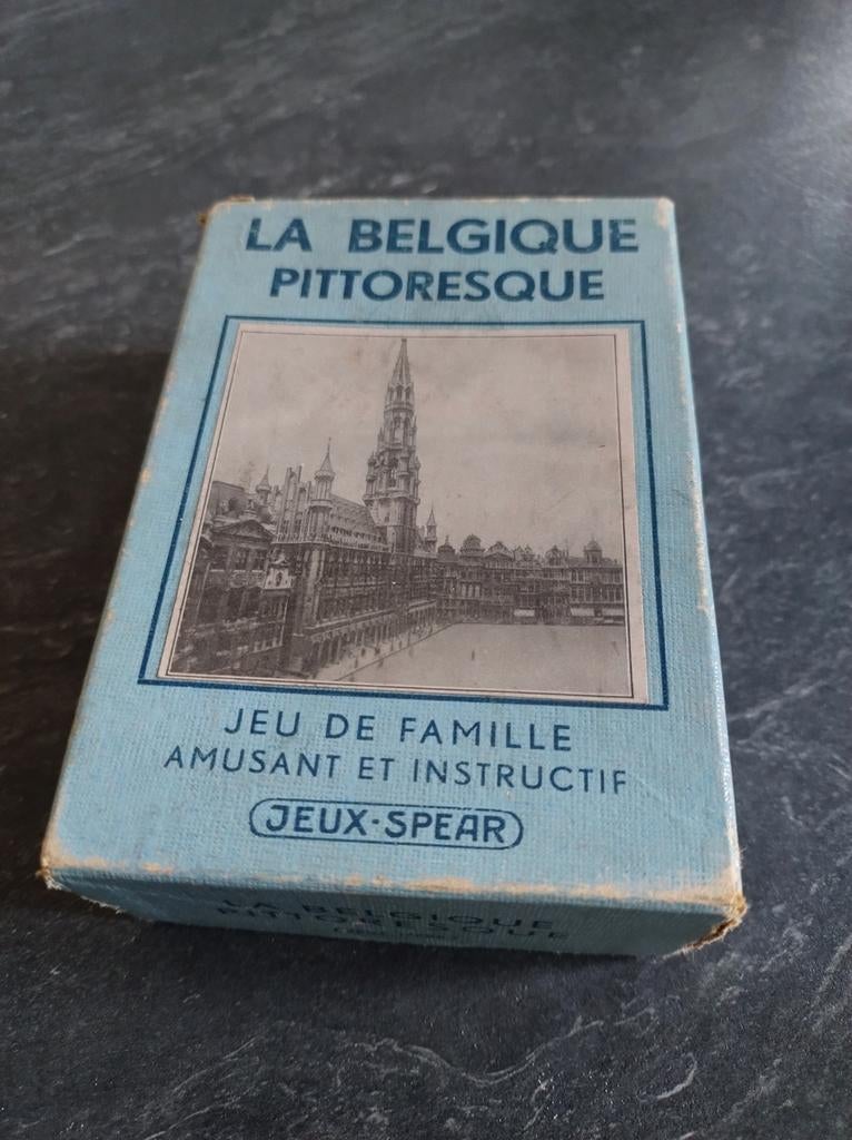 Ancien jeu des familles autour de la Belgique, Collections, Enlèvement ou Envoi, Utilisé
