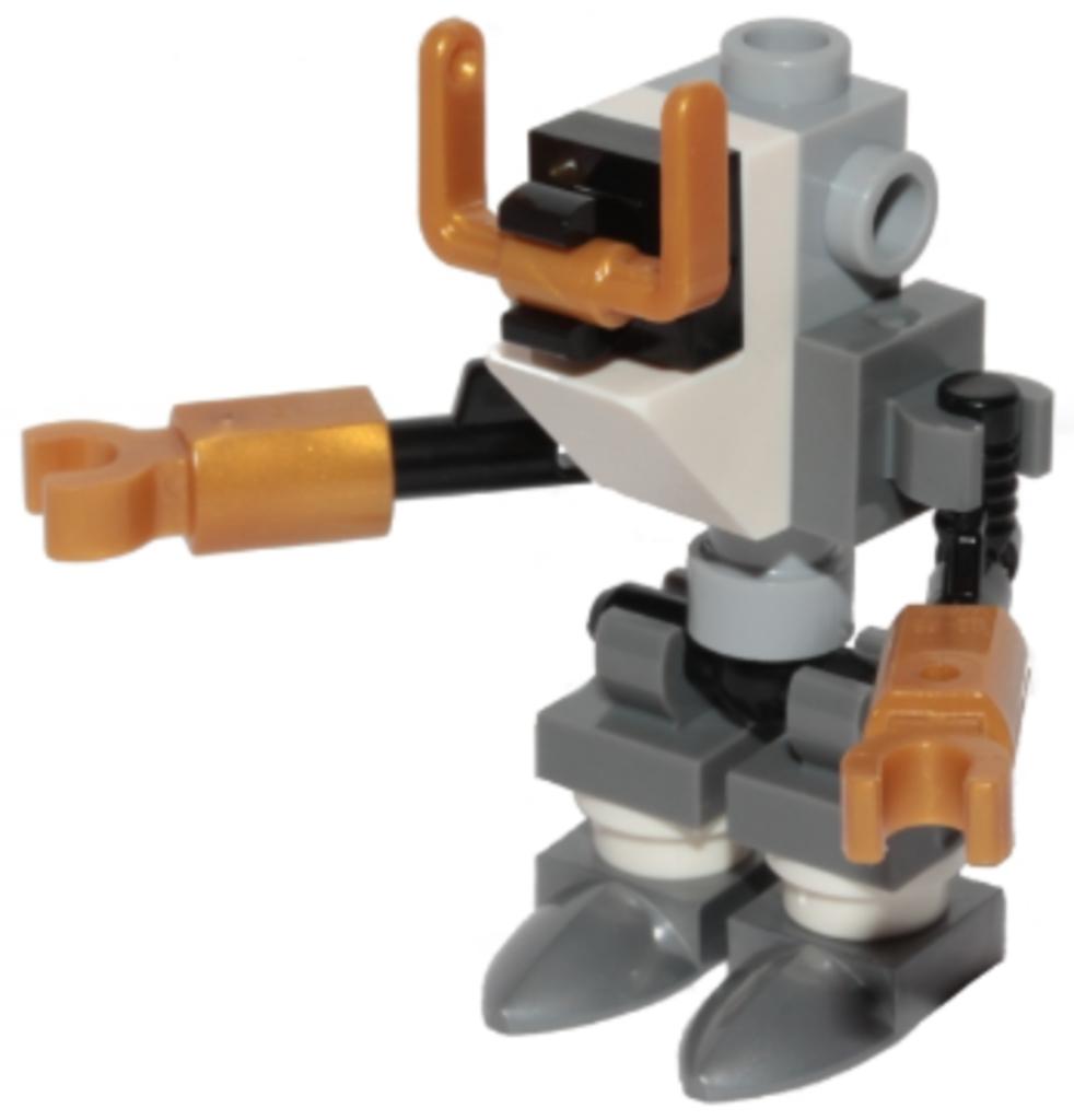 Lego figuur njo0454 Droid, Training Ninjago (4), Kinderen en Baby's, Ophalen of Verzenden, Zo goed als nieuw, Losse stenen, Lego