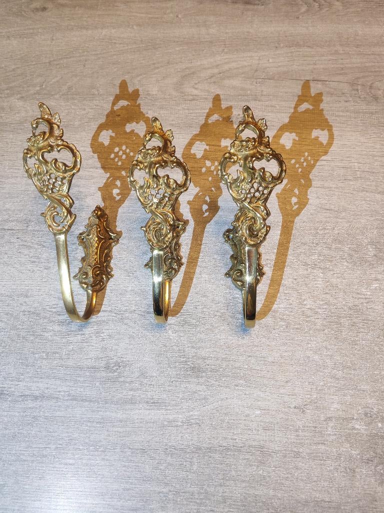 lot de 3 embrasses laiton patiné, Enlèvement ou Envoi