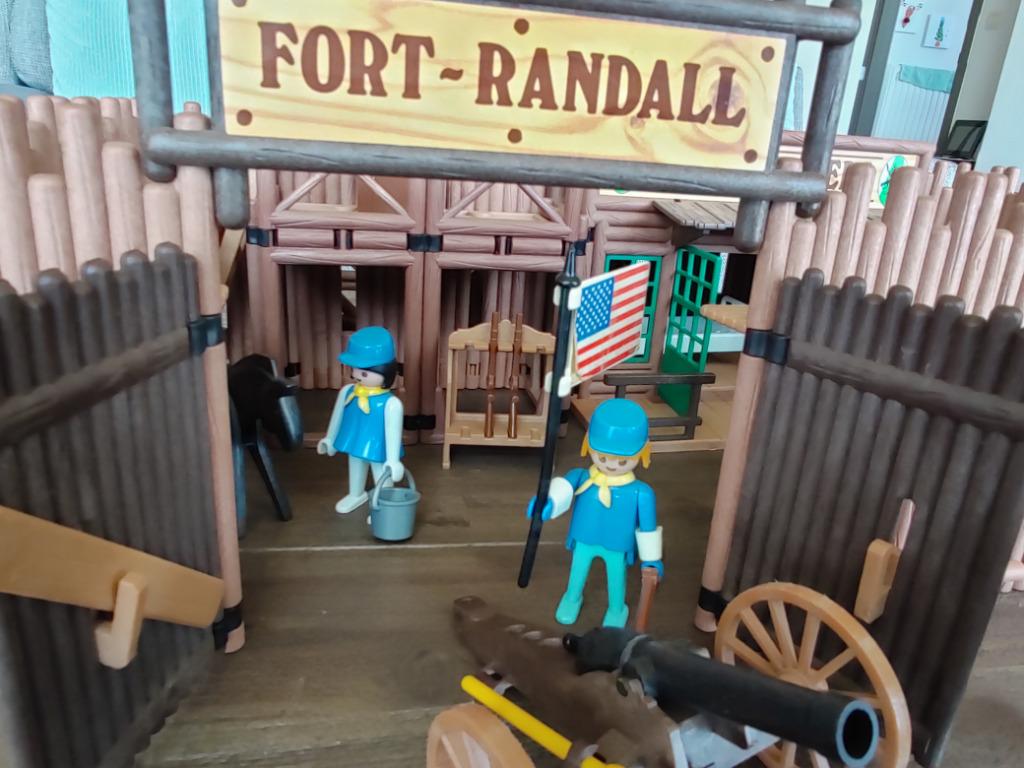 Vintage Playmobil 3419 - Western Fort Randall 1980, Enfants & Bébés, Jouets | Playmobil, Enlèvement, Comme neuf, Ensemble complet