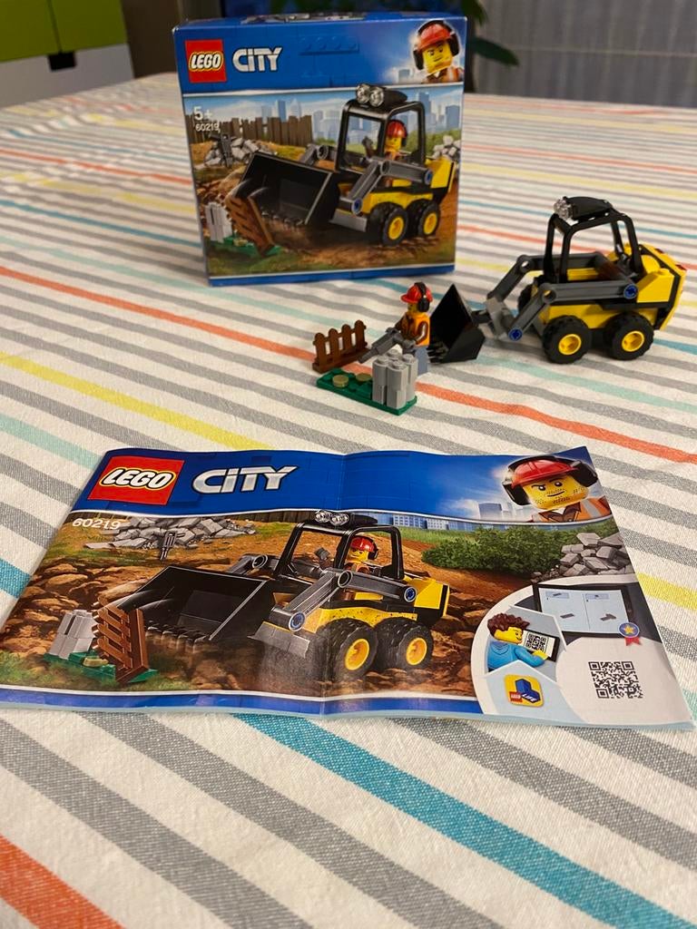 Lego City 60219 Bouwlader, Ophalen, Zo goed als nieuw, Lego