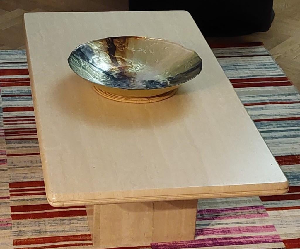 Travertin blad voor salontafel, Huis en Inrichting, Ophalen, 100 tot 150 cm, 50 tot 100 cm, Zo goed als nieuw