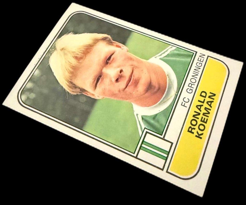 Panini Voetbal 82 Ronald Koeman # 132 128 129 Sticker 1982, Verzenden, Nieuw