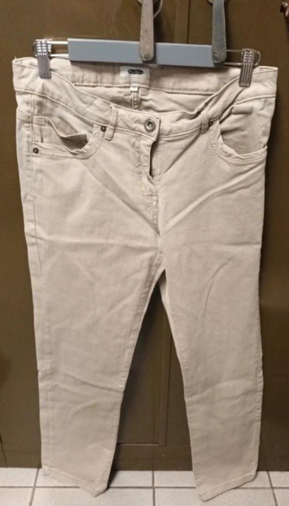 Beige damesbroek maat 40, Maat 38/40 (M), Verzenden, Beige, Lang