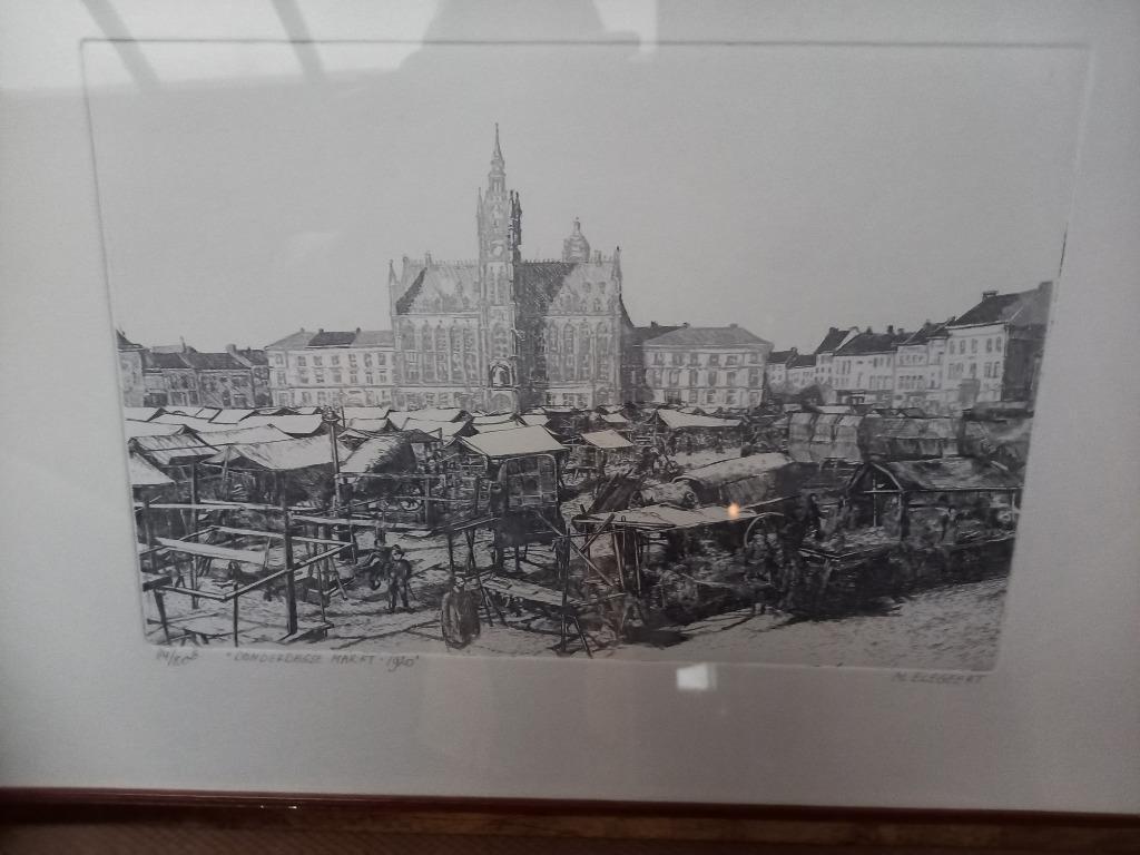 ets Elegeert, Antiek en Kunst, Kunst | Etsen en Gravures, Ophalen