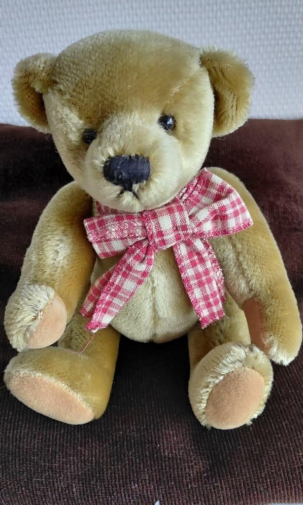 Vintage sunkid mohair knuffel beer ( jaren '80)., Ophalen of Verzenden, Zo goed als nieuw