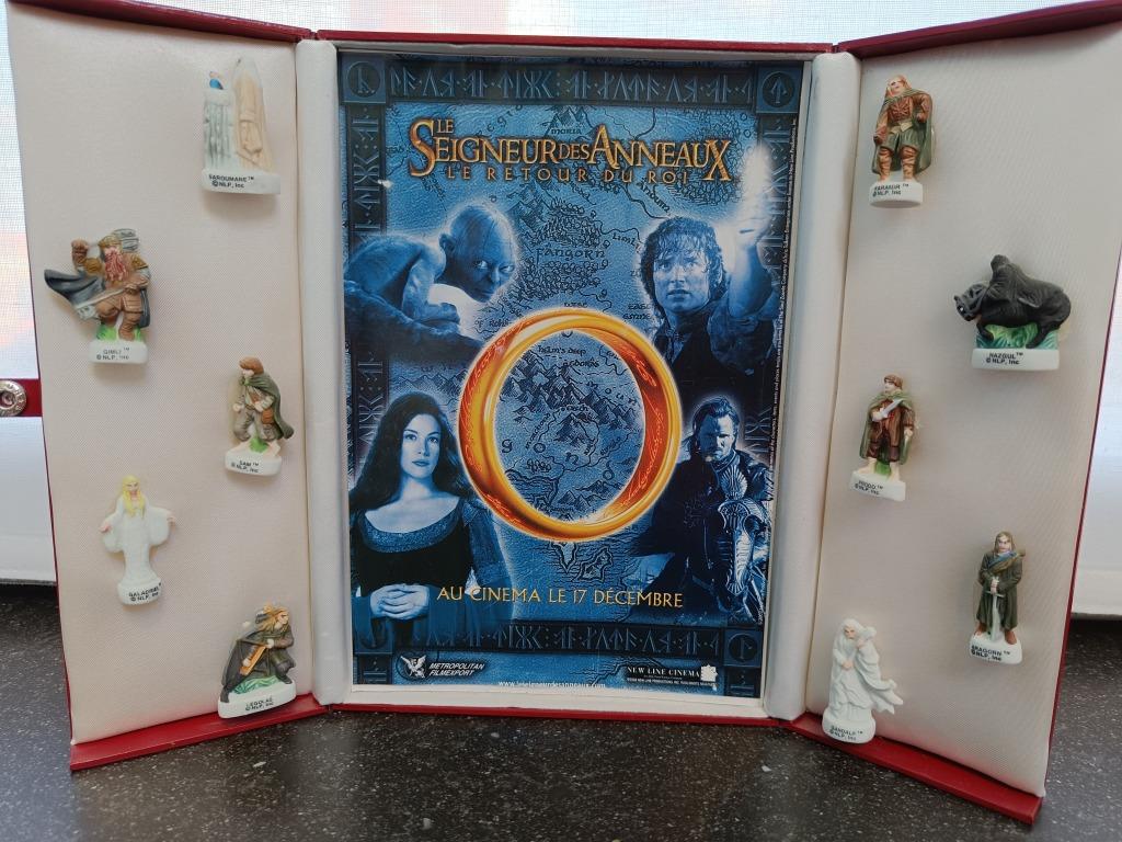 Miniatures du Seigneur des Anneaux, ensemble complet dans un, Collections, Enlèvement, Comme neuf, Statue ou Buste