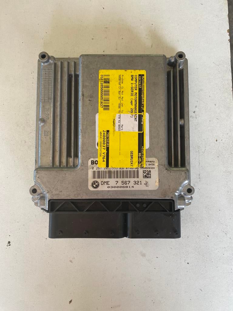 Bmw 116i (E87) 1.6i (N45B16A) 0261201553 Ecu, Ophalen of Verzenden, Gebruikt, BMW
