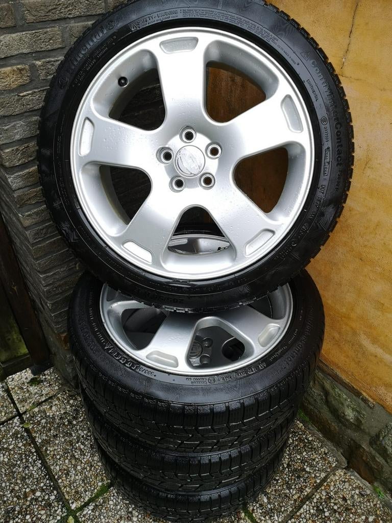 Aluminium velgen - Magnificent/Continental 205/50/17 winterb, Auto-onderdelen, Banden en Velgen, Banden en Velgen, Winterbanden