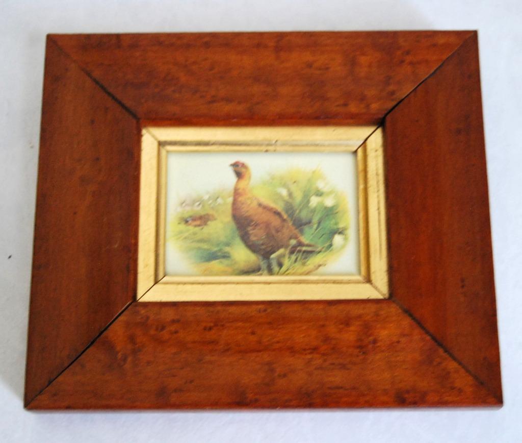 Houten kader met The Famous Grouse, Ophalen of Verzenden