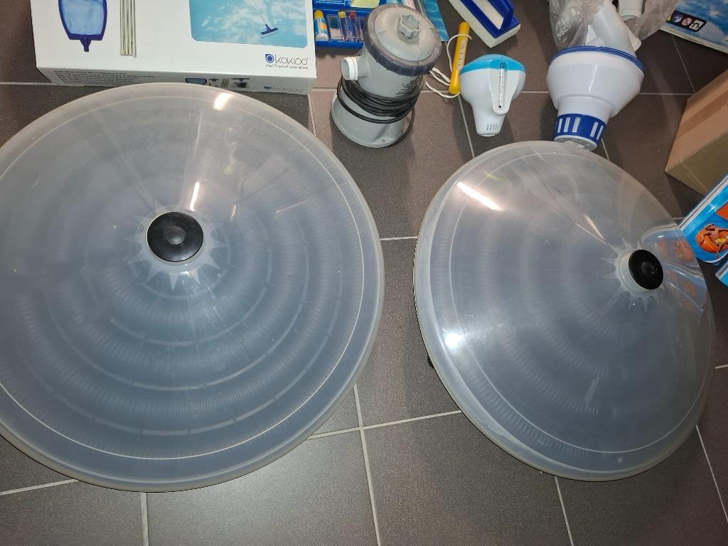 Zwembad intex met veel toebehoren, Ophalen, Zo goed als nieuw, Verwarming