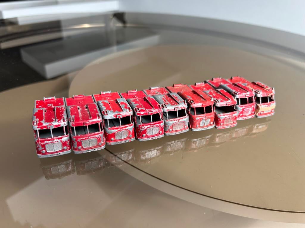Set Matchbox Lesney Merryweather Fire Engine 9-C 1959, Collections, Rétro, Enlèvement ou Envoi