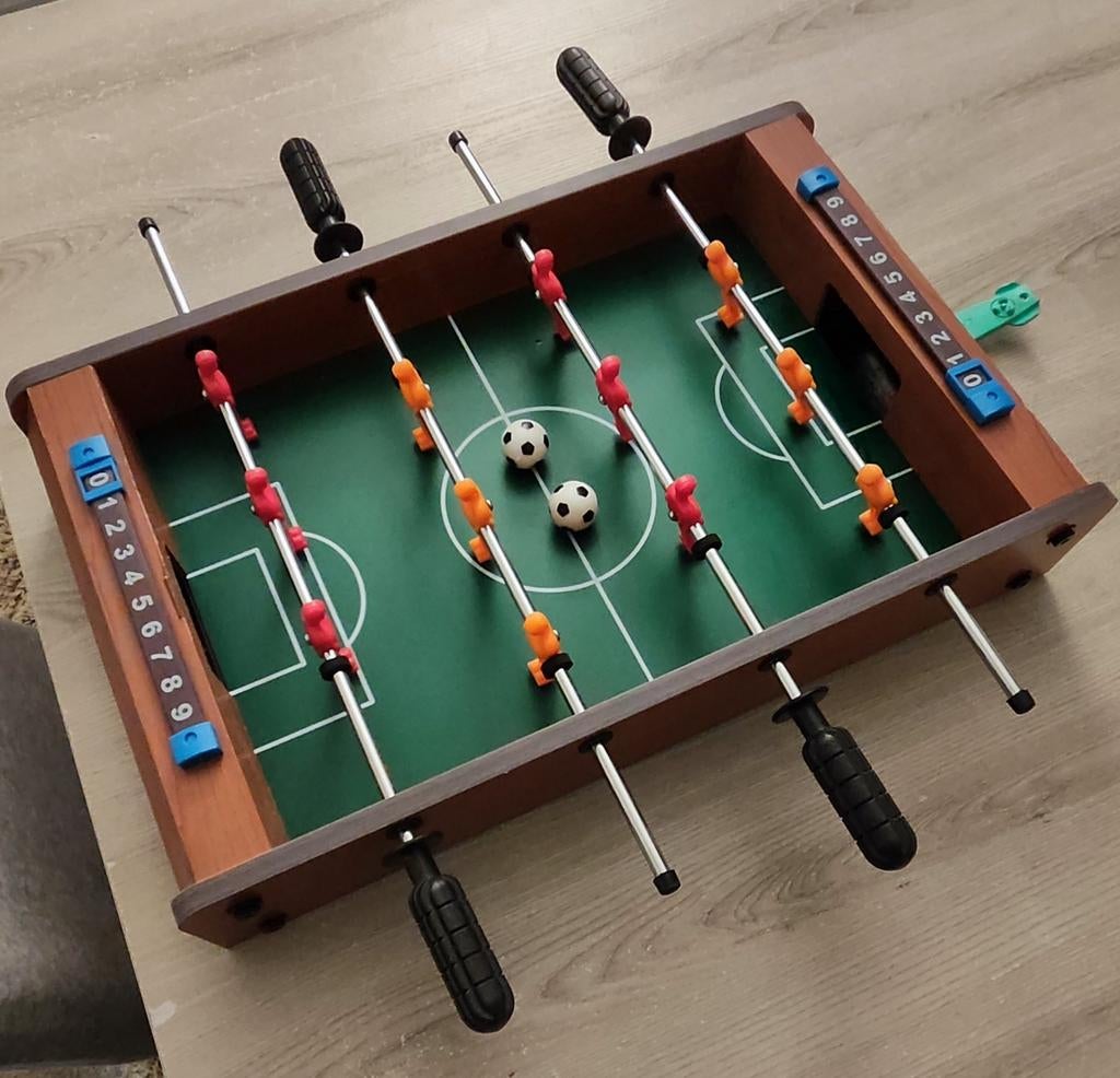 Mini Voetbal game 2 spelers, Ophalen, Zo goed als nieuw
