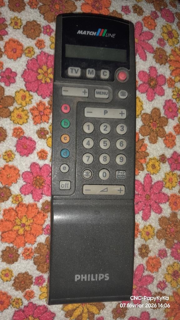 Philips MATCH Line TV-afstandsbediening, Audio, Tv en Foto, Afstandsbedieningen, Ophalen, Gebruikt, Tv, Origineel