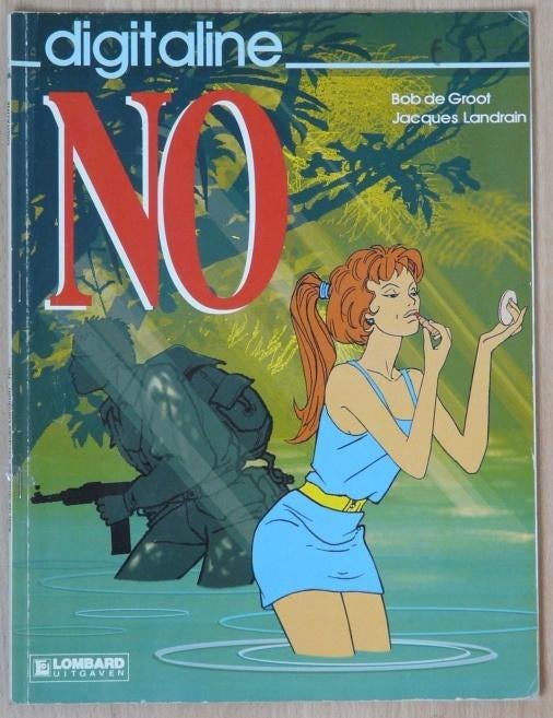 Strip Boek, digitaline NO, Nummer 1, Lombard, 1989., Eén stripboek, Ophalen of Verzenden, Zo goed als nieuw, Lombard