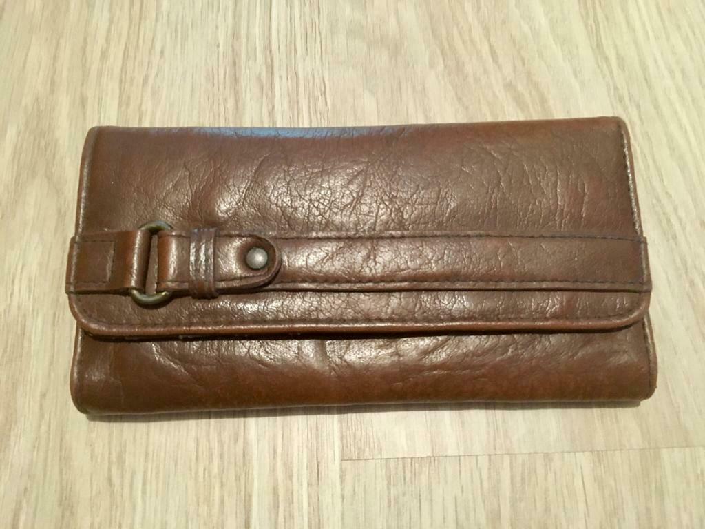 Bruine portefeuille dames, Ophalen of Verzenden, Gebruikt, Bruin