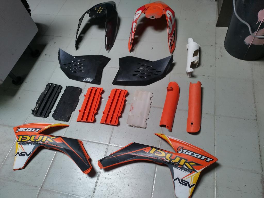 ktm 250 sx plastic onderdelen, Ophalen of Verzenden, Gebruikt