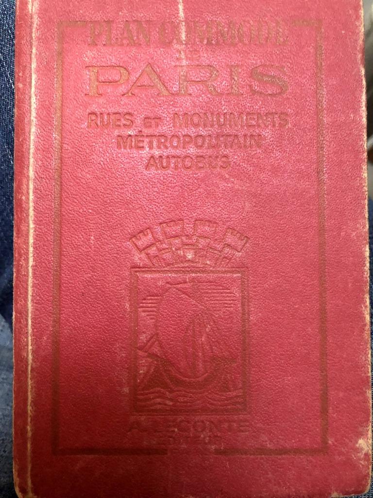 Handige kaart van Parijs 1948, 1800 tot 2000, Ophalen, Gelezen, Overige typen