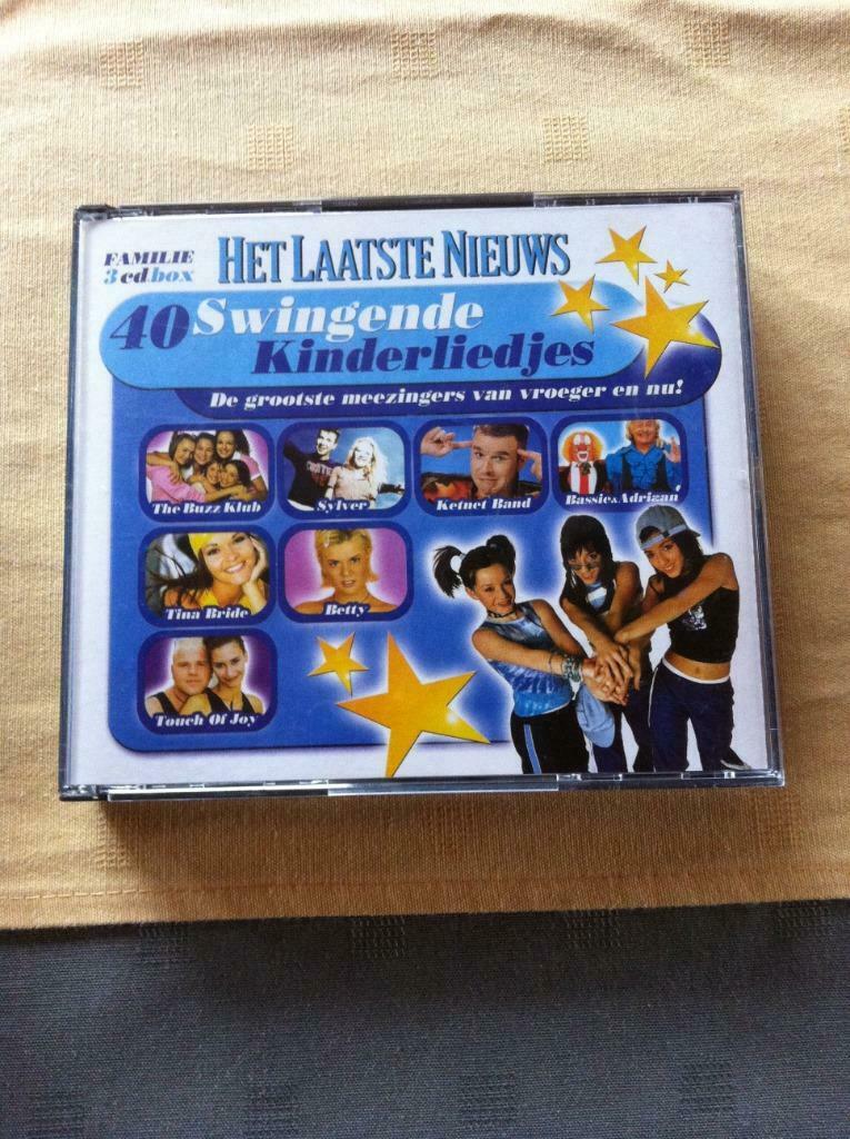 40 swingende kinderliedjes (3 cd's), Ophalen of Verzenden, Zo goed als nieuw, Pop