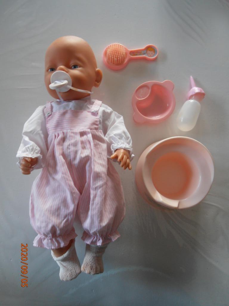 Poupée nouveau-né articulée – Zapf Creation – Vintage, Ophalen of Verzenden, Zo goed als nieuw, Overige typen