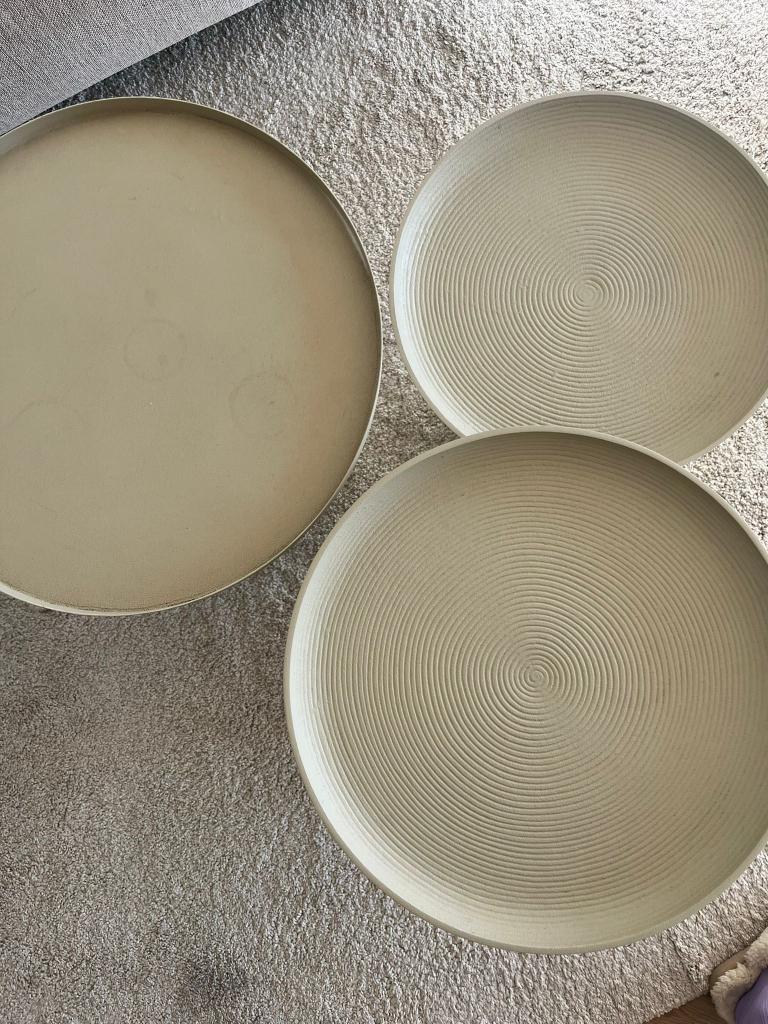 Salontafel, Comme neuf, Enlèvement, Métal, 50 à 75 cm