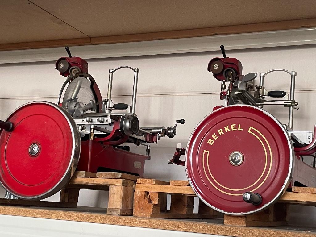 snijmachine Berkel  , vleessnijmachine , beenhouwerij,antiek, Ophalen of Verzenden