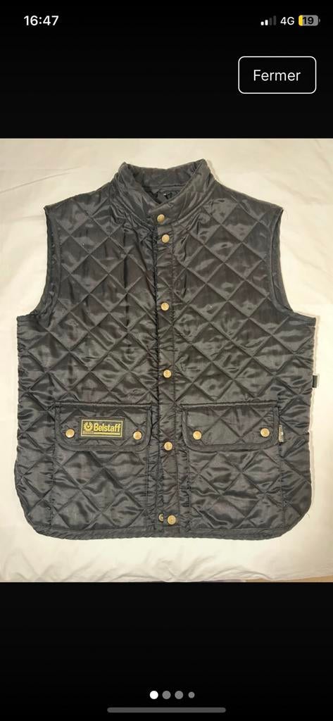 Belstaff bodywarmer M zwart, Ophalen of Verzenden, Zo goed als nieuw, Zwart