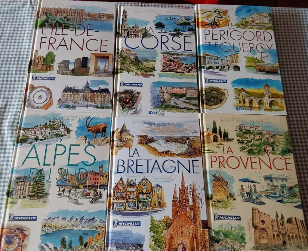 6 livres sur la France, Corse mes livres de voyages, Guide ou Livre de voyage, Autres marques, Enlèvement ou Envoi, Comme neuf