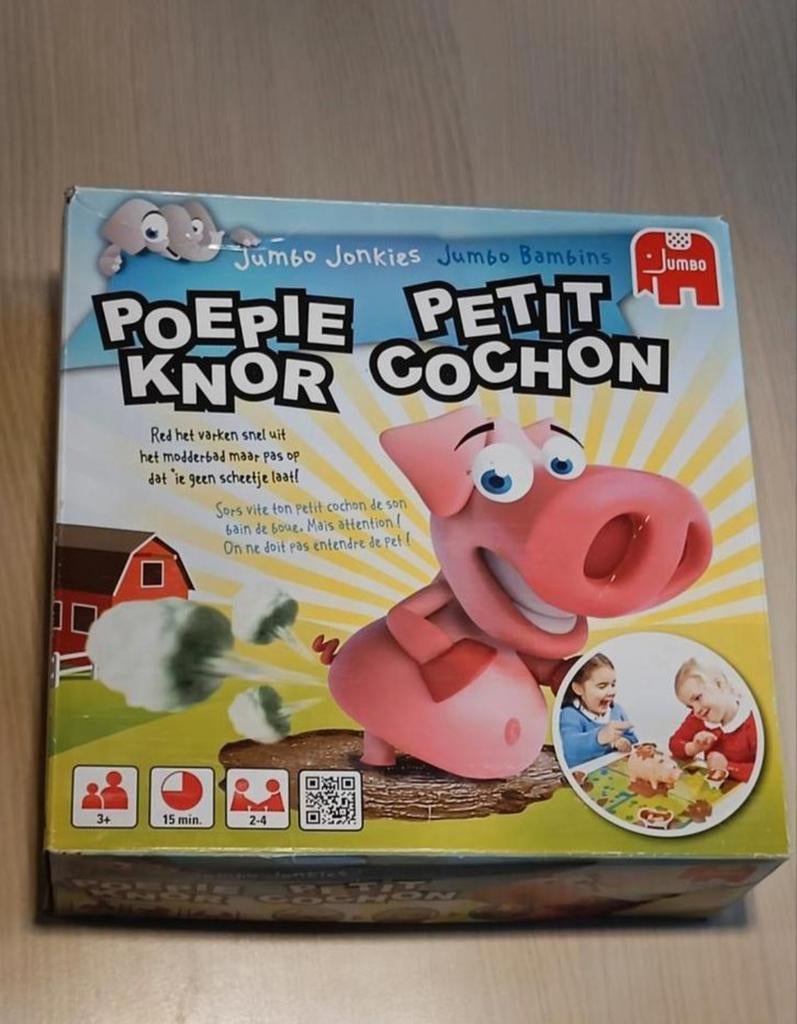 Poepie knor gezelschapsspel, Hobby en Vrije tijd, Ophalen of Verzenden