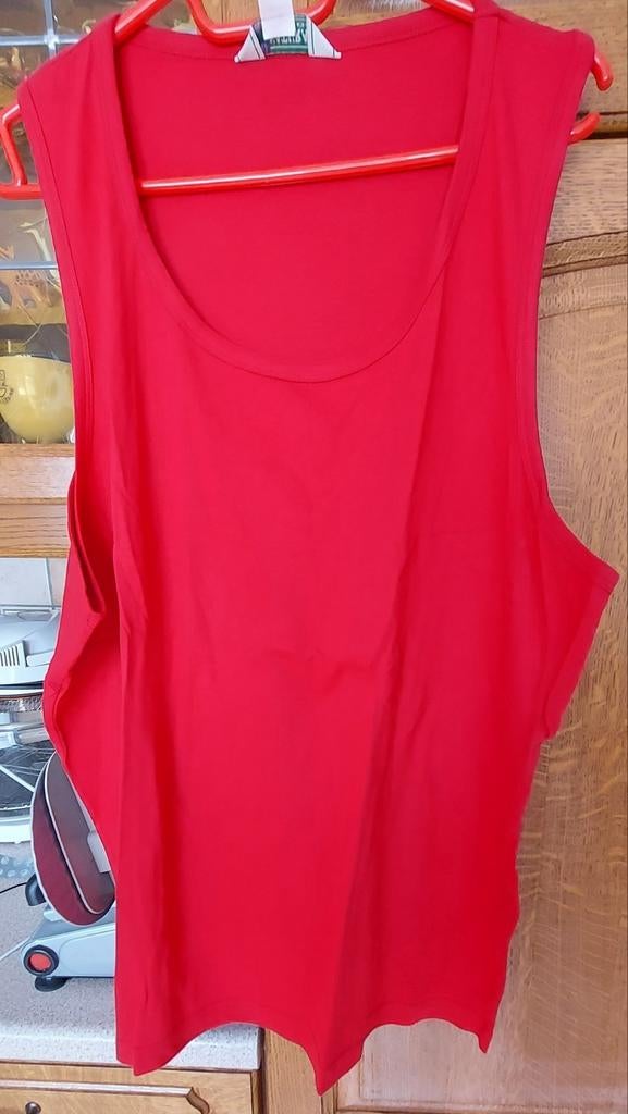 Tee-shirt homme 144 148 rouge 3XL, Enlèvement ou Envoi, Comme neuf, Rouge
