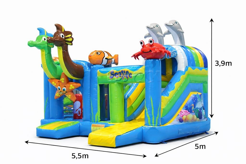 Nieuw springkasteel sealife, Hobby en Vrije tijd, Ophalen