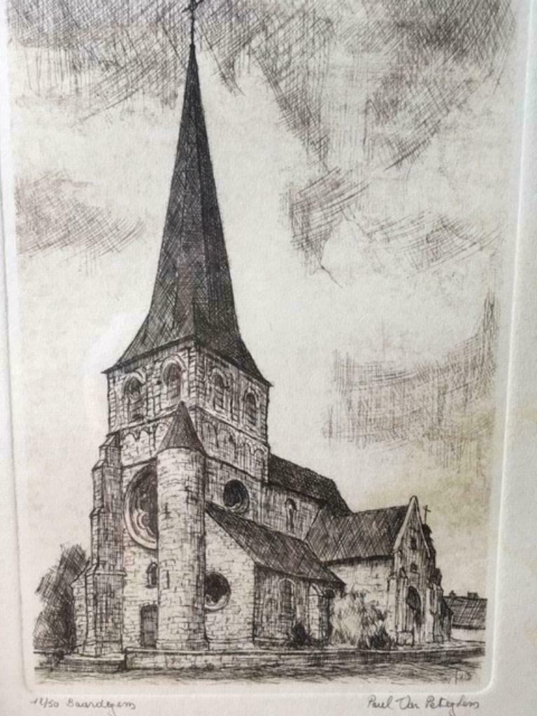 Gravure genummerd BAARDEGEM, Ophalen