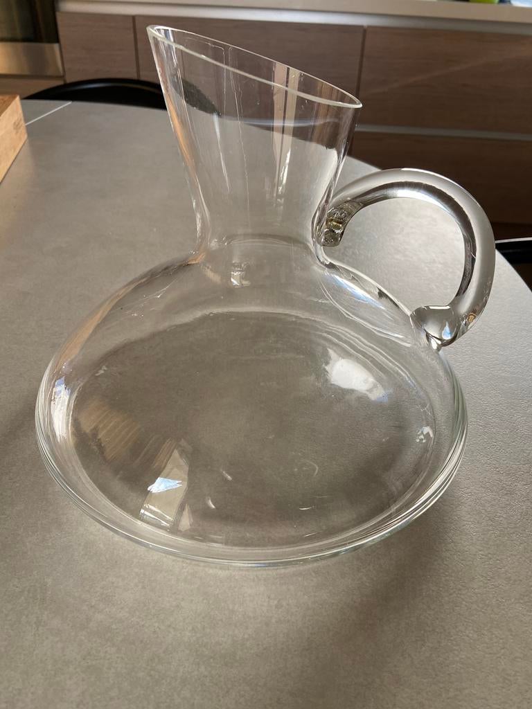 Mooie glazen karaf om wijn te decanteren, Enlèvement, Neuf
