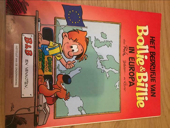 Strip Bollie & Billie in Europa, Ophalen of Verzenden, Gelezen