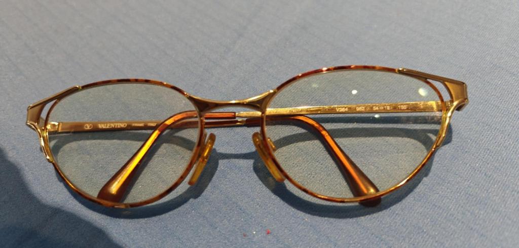 bril vintage Valentino V384 goudkleurig dames, Overige merken, Overige kleuren, Ophalen of Verzenden, Zo goed als nieuw