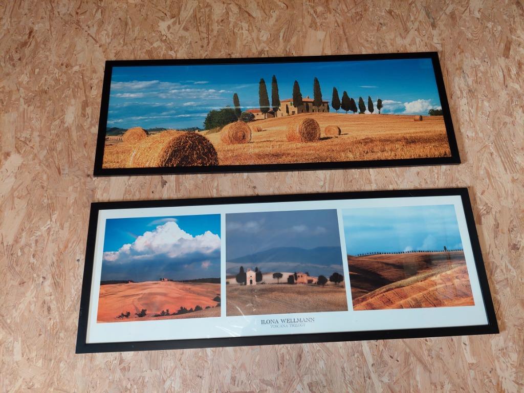 1 decoratief frame dat Toscane voorstelt, Ophalen, Gebruikt, 75 tot 100 cm, Minder dan 50 cm