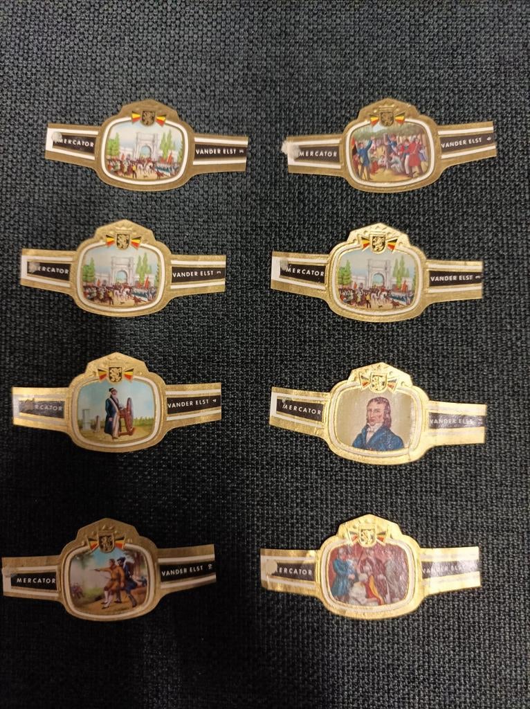 Sigarenbandjes Mercator,Vander Elst, Ophalen of Verzenden, Zo goed als nieuw, Sigarenbandjes