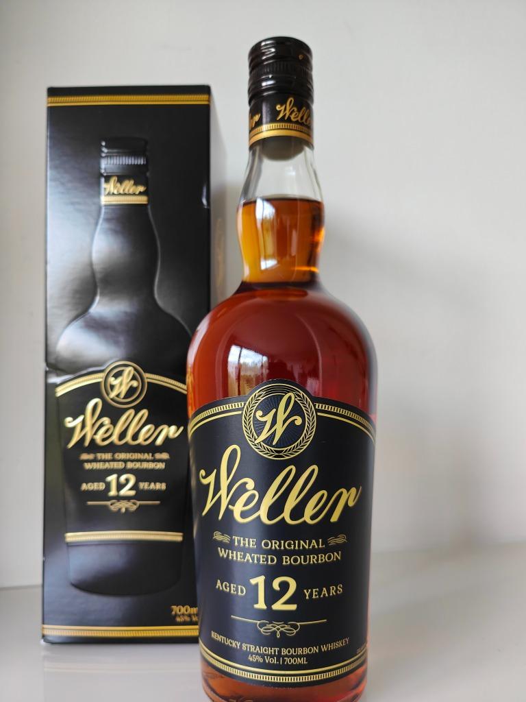 Weller 12 Ans (W.L. Weller) Kentucky Bourbon Whisky, 45%, Collections, Vins, Neuf, Autres types, Autres régions, Pleine, Enlèvement ou Envoi
