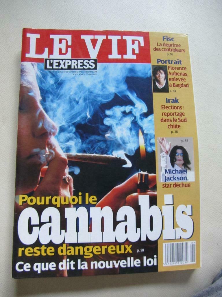 pourquoi le cannabis - le vif l'express, Livres, Journaux & Revues, Enlèvement ou Envoi, Utilisé