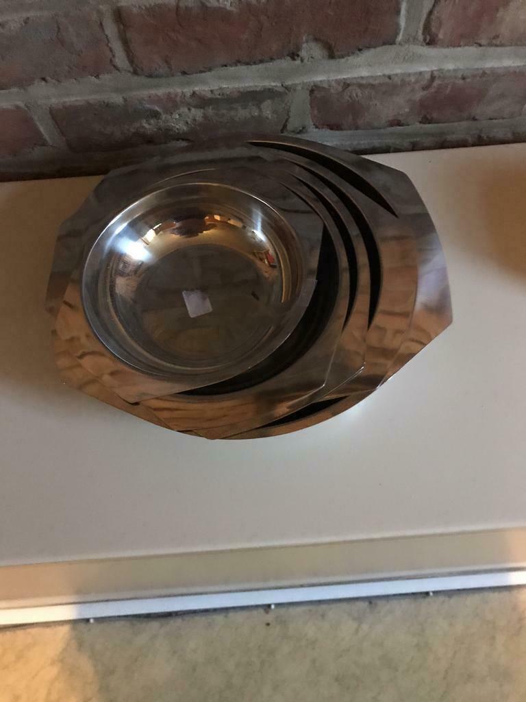Inox schalen, Ophalen, Zo goed als nieuw, Inox