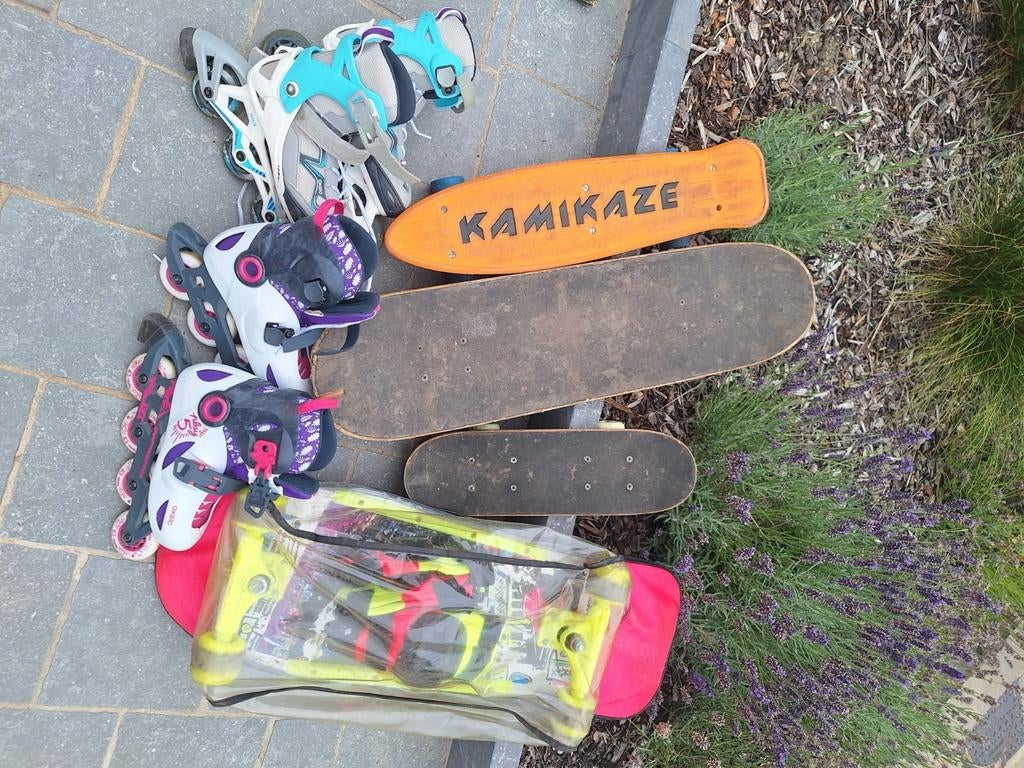 Skateboards en rolschaatsen, Ophalen, Gebruikt