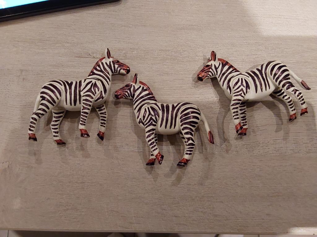 Playmobil drie zebra’s, Kinderen en Baby's, Speelgoed | Playmobil, Ophalen of Verzenden, Gebruikt