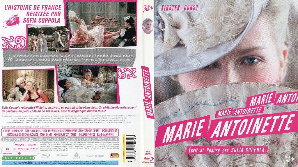 marie antoinette (blu-ray) neuf, Enlèvement ou Envoi, Comme neuf, Autres genres