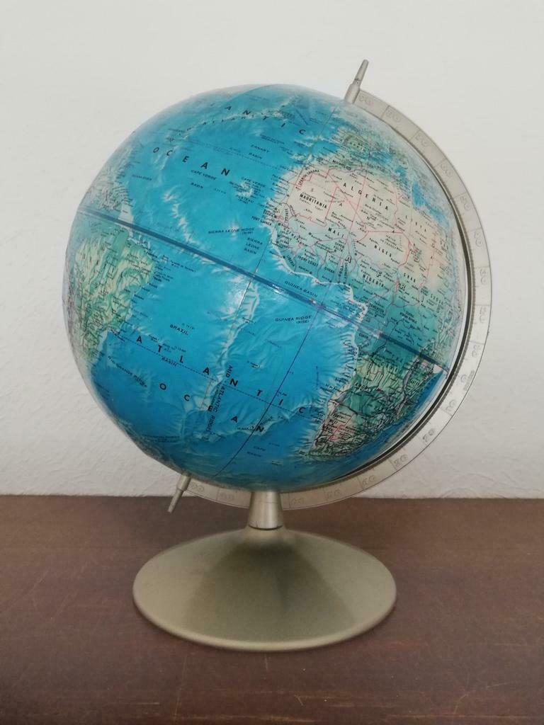 Globe terrestre vintage U.S.A, Maison & Meubles, Accessoires pour la Maison | Globes, Enlèvement ou Envoi, Utilisé