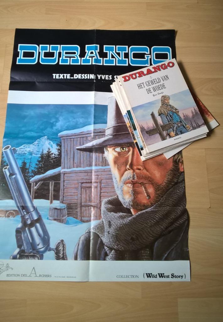 7 x Durango & Affiche 87/61 cm, Ophalen of Verzenden, Zo goed als nieuw