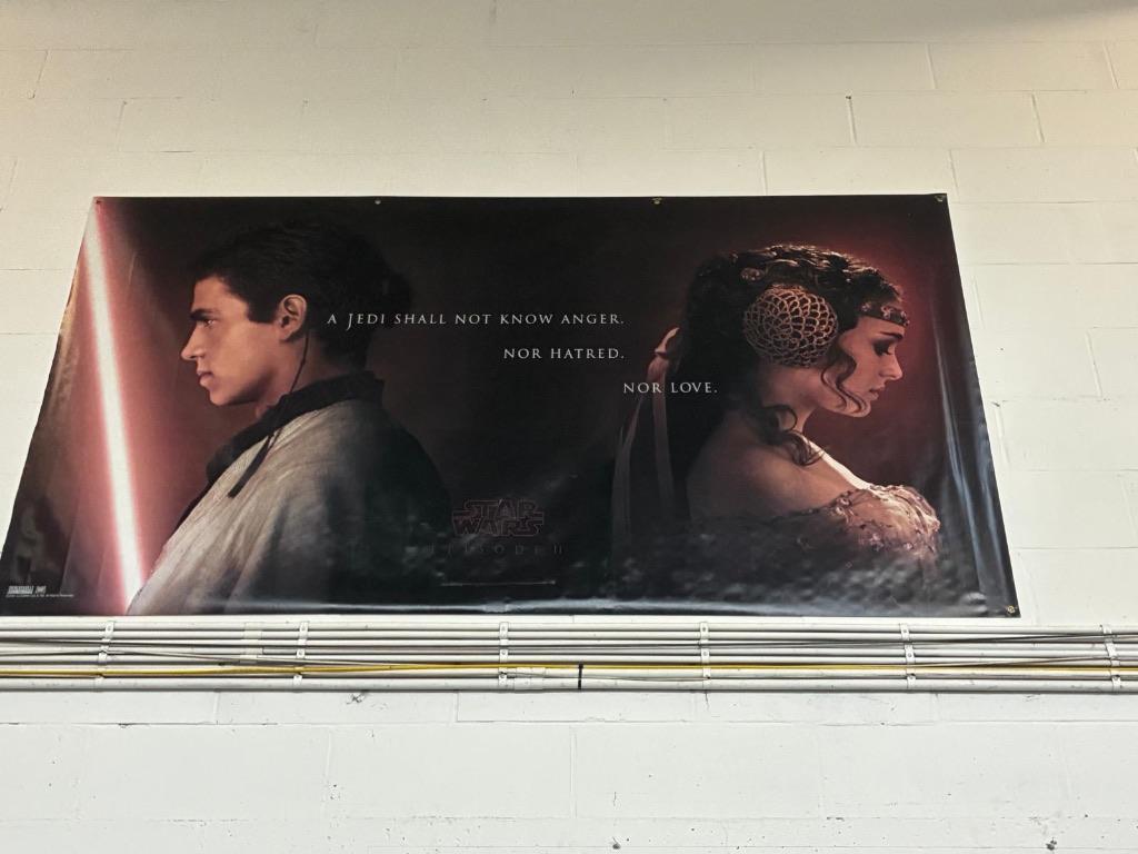Vinyl Cinema banner Star Wars Episode II: ATC, Ophalen, Gebruikt