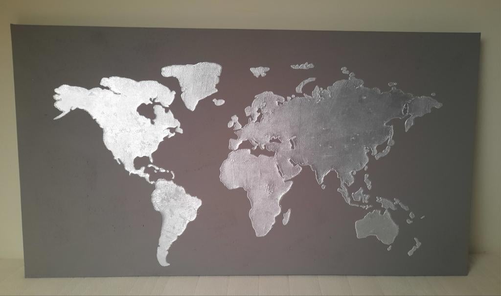Canvas map of the world, Enlèvement, Comme neuf