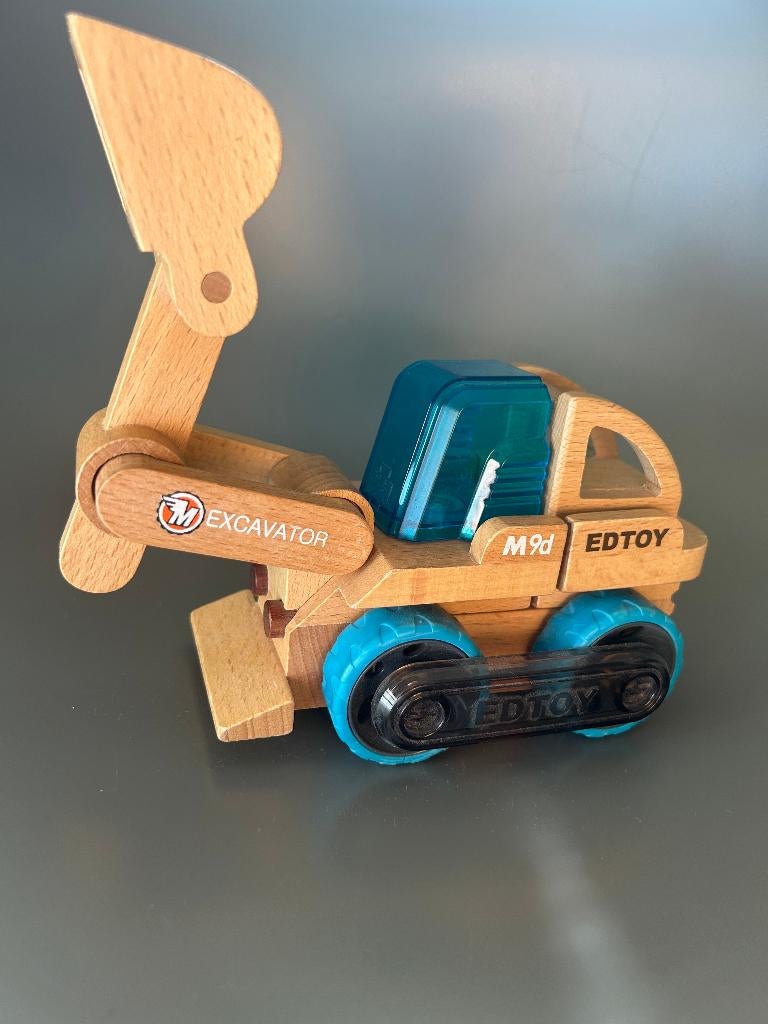 Excavatrice / Pelleteuse en bois Edtoy TransforMobile, Enlèvement, Utilisé