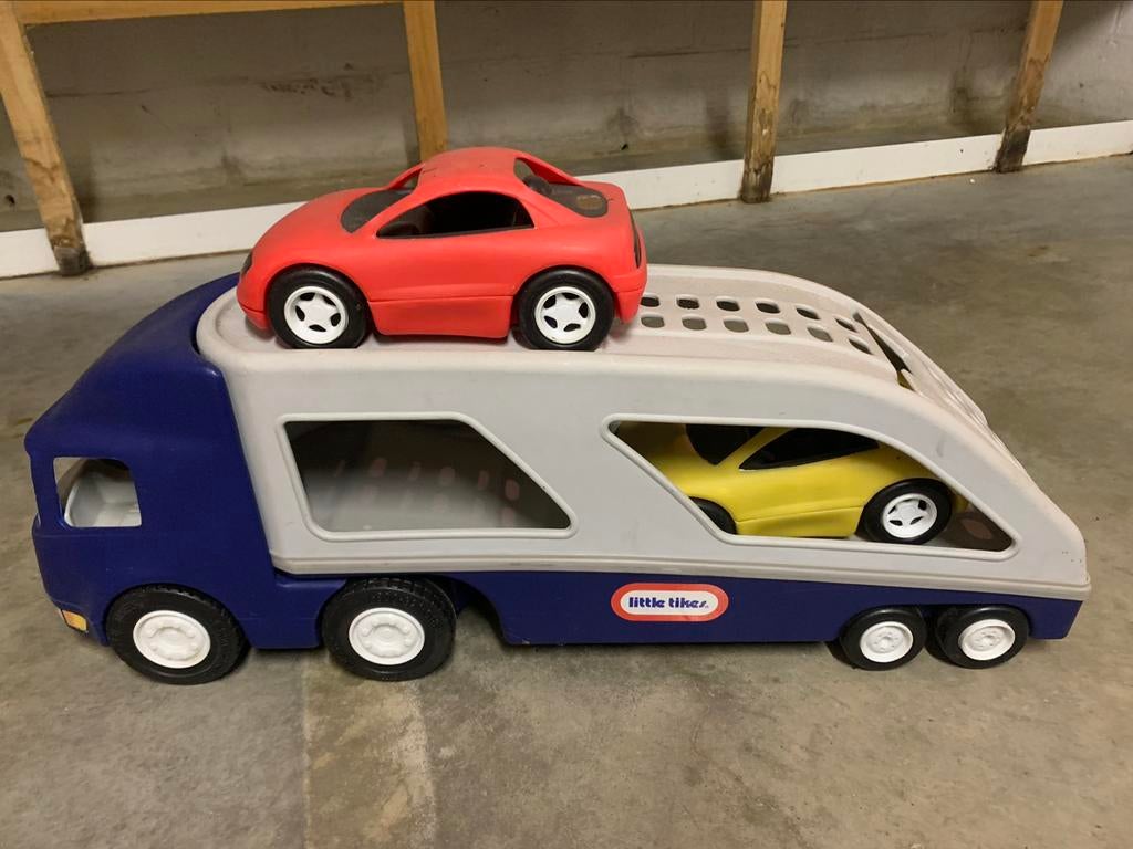 Autotransporter met 2 auto’s, Enfants & Bébés, Jouets | Véhicules en jouets, Comme neuf, Enlèvement